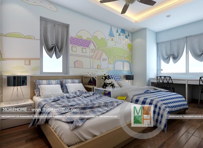 Thiết kế nội thất chung cư N04 hiện đại